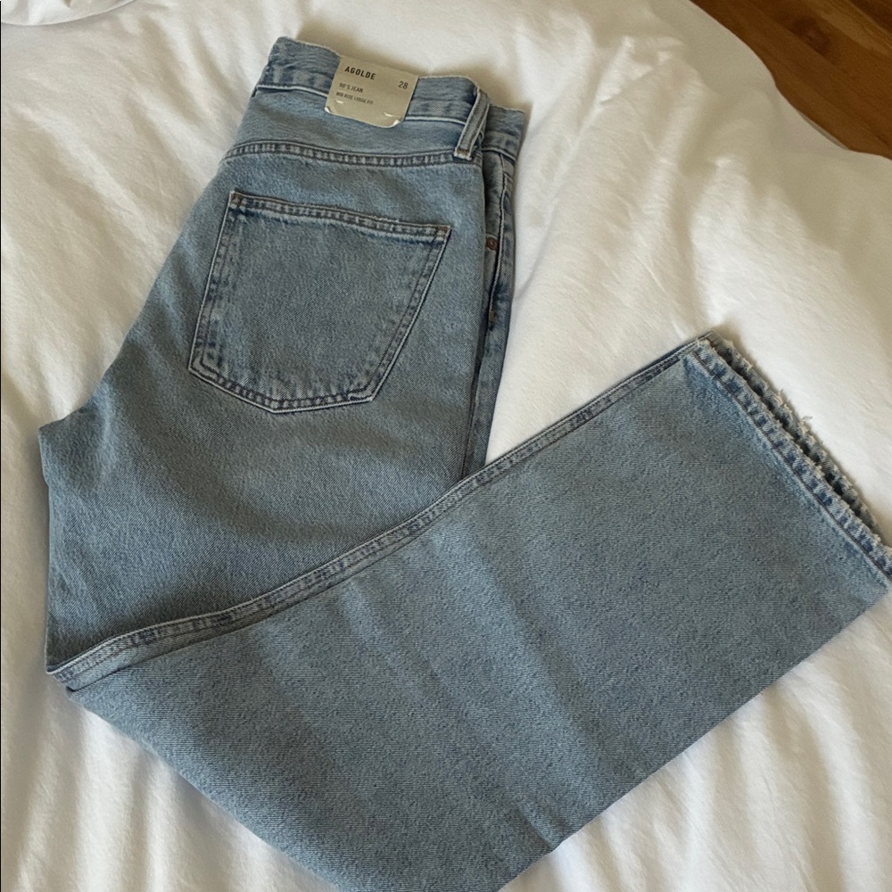 NEW Agolde 90’s Light Blue Straight Leg Jeans
